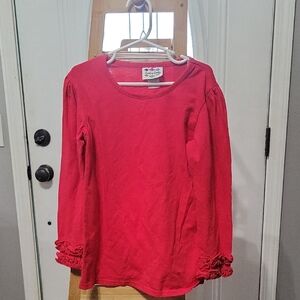 Red Kids Long Sleeve Top